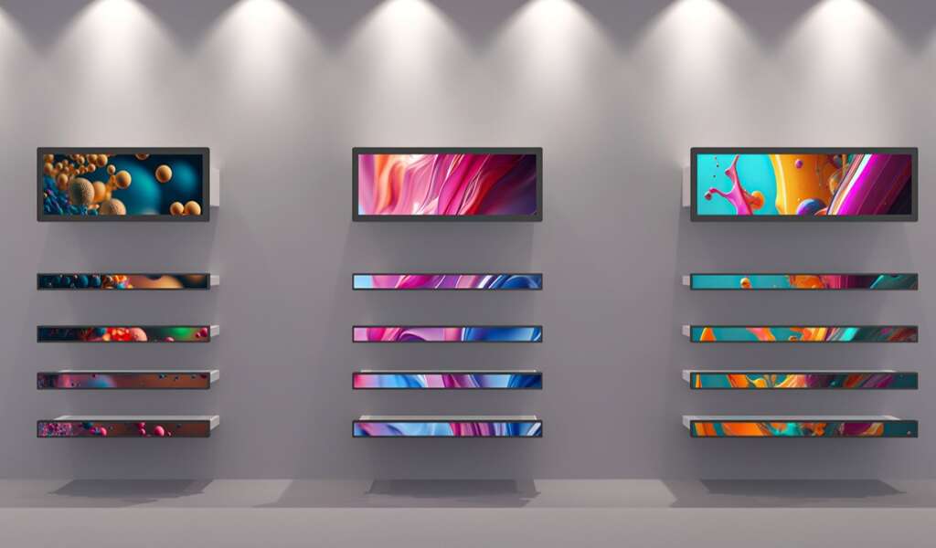 NO Touch Ultra Wide Stretched SHOP Display EN