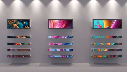 NO Touch Ultra Wide Stretched SHOP Display EN