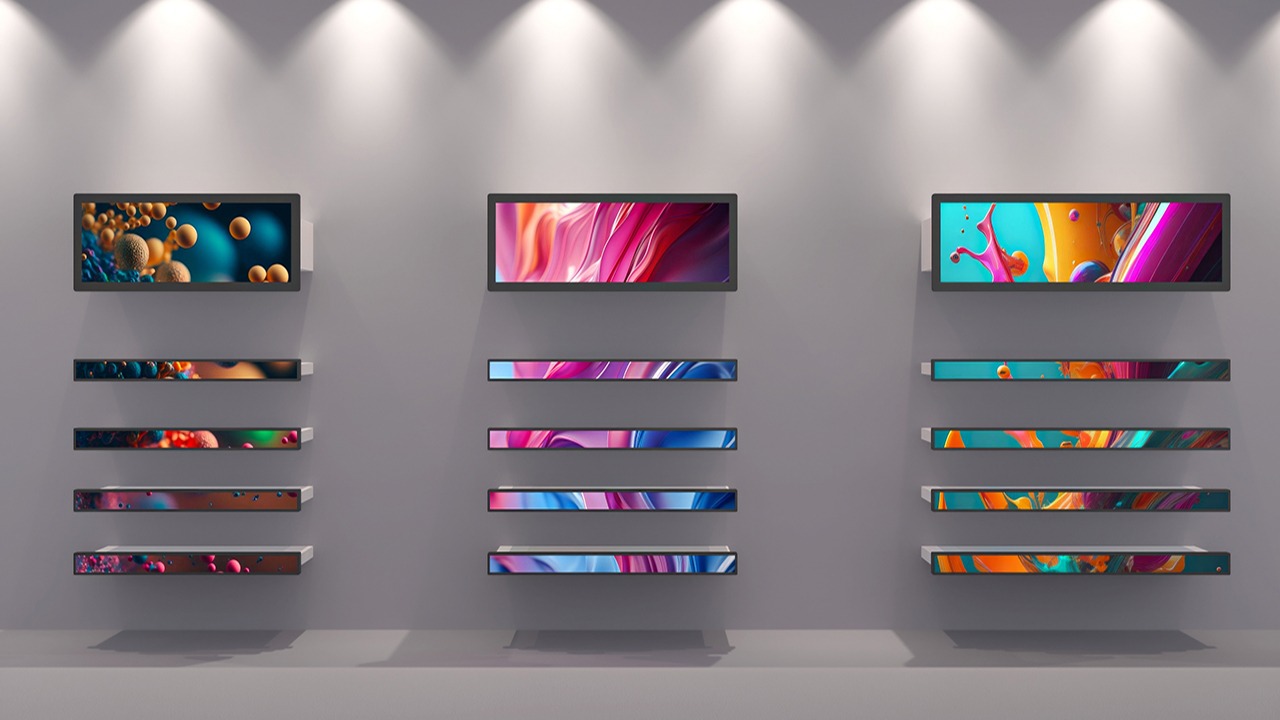 NO Touch Ultra Wide Stretched SHOP Display EN