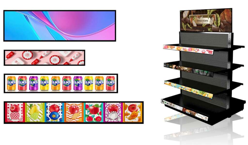 NO Touch Ultra Wide Stretched SHOP Display IT
