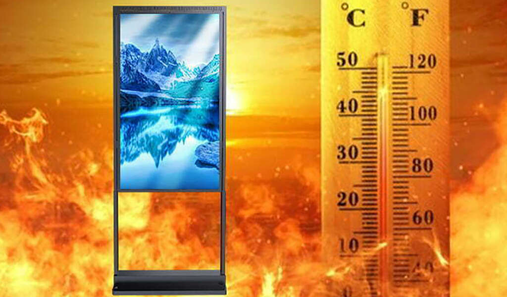 NO Touch Standing VENTU Dual Display IT