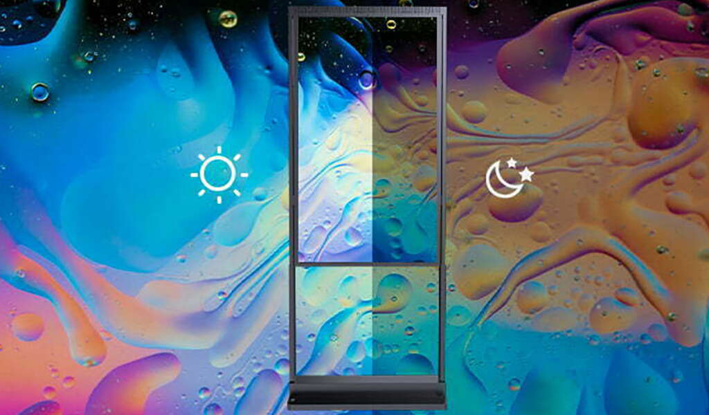 NO Touch Standing VENTU Dual Display IT