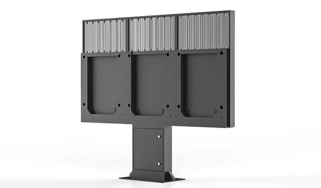 No Touch Digital Menu Board Triple Display DOCAS EN