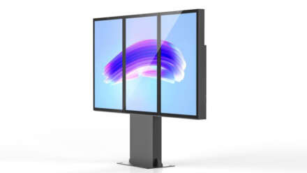 No Touch Digital Menu Board Triple Display DOCAS EN