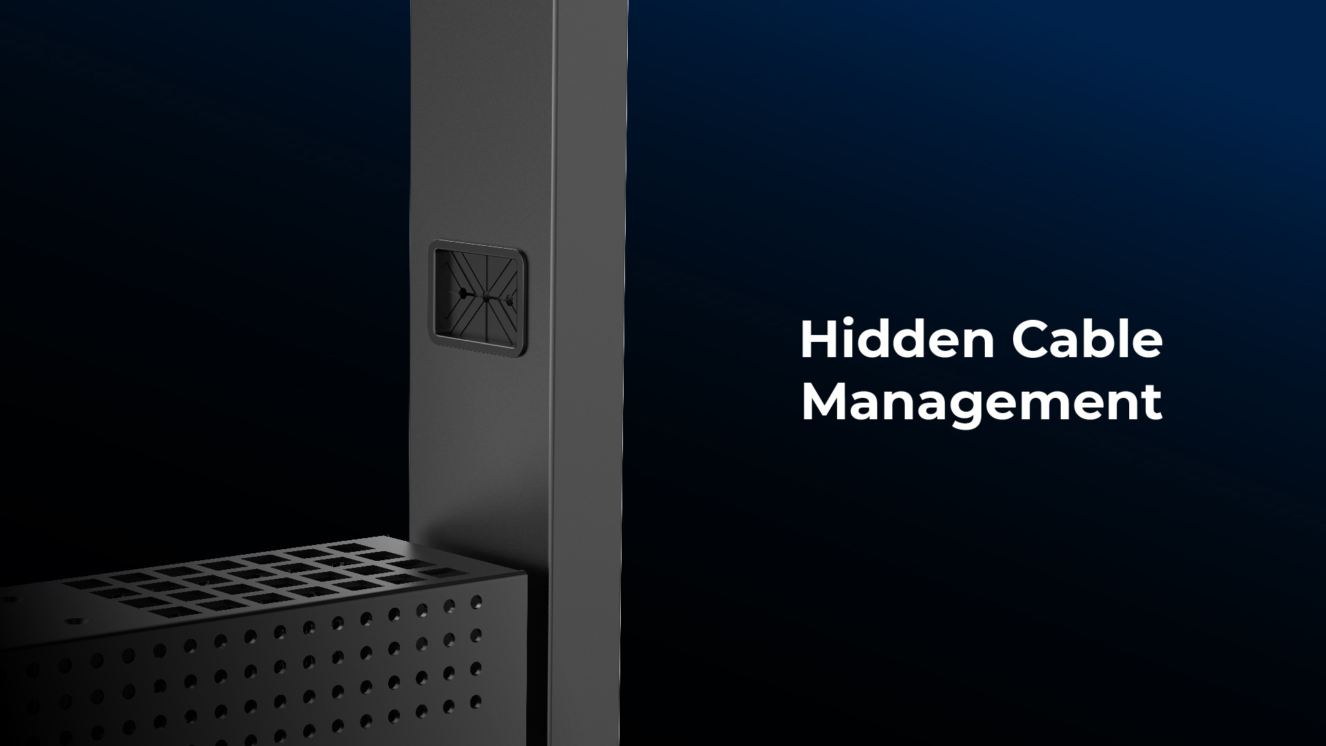 Concealed cable managementIntegrated cable routing ensures a clean and professional storefront appearance.