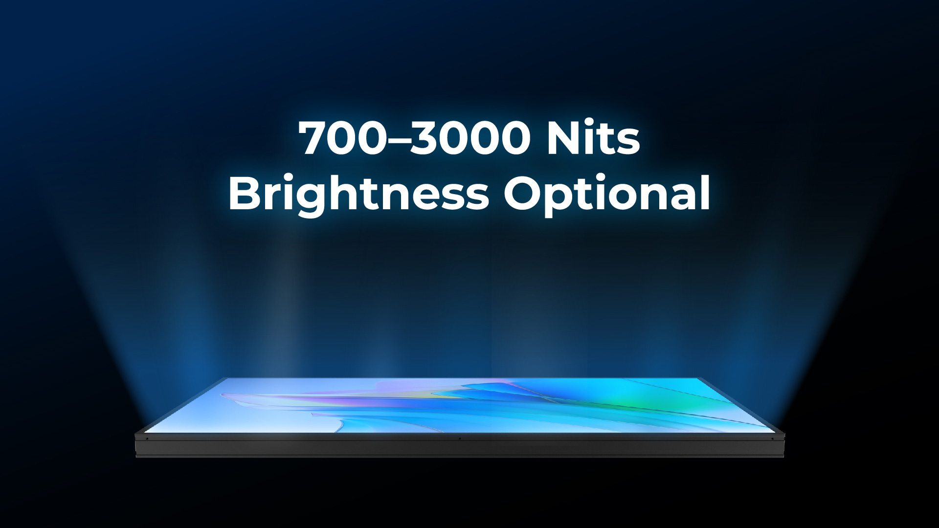 Optional brightness from 700 to 3000 nitsDesigned for indoor retail environments and storefront applications, ensuring optimal readability even in direct sunlight.