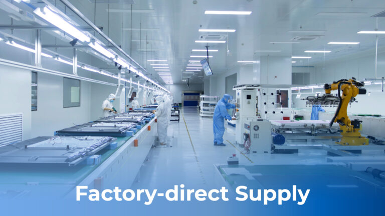 Factory-direct supply with stable delivery capacity