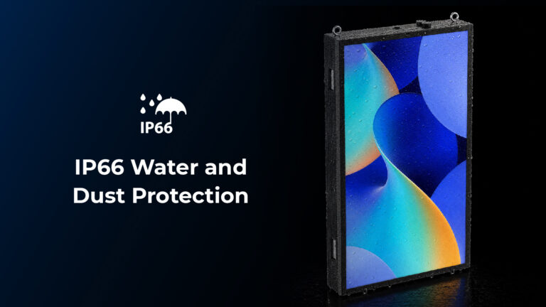 IP66 fully sealed structure for water and dust protection