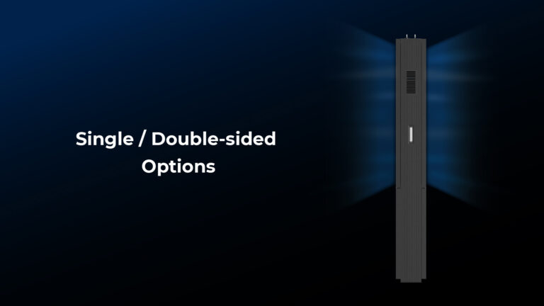 Single / double-sided options