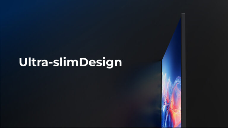 Ultra-slim design to save space