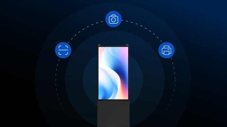 Optional QR, camera, and printer modules